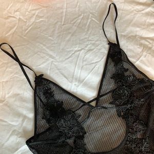 Black Lingerie Bodysuit 🖤